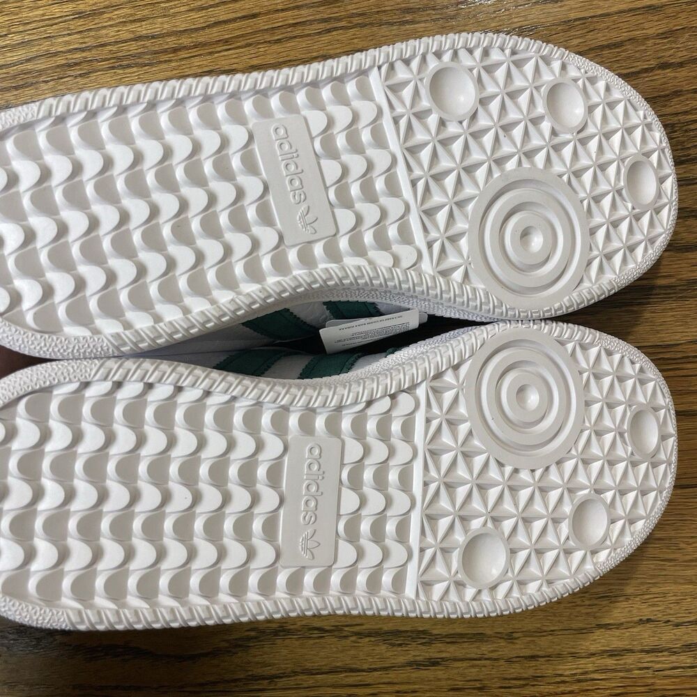 Women’s Size 7 7.5 8 8.5 ADIDAS SAMBA XLG White Green Leather Shoes NEW Athletic - Picture 6 of 6